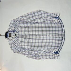 Stetson Men Button Down Shirt Plaid